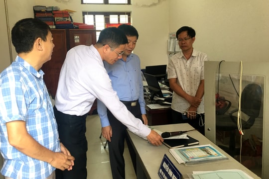 Ban Tuyên giáo Tỉnh ủy kiểm tra công tác tuyên truyền Đại hội đại biểu Đảng bộ tỉnh lần thứ XIX