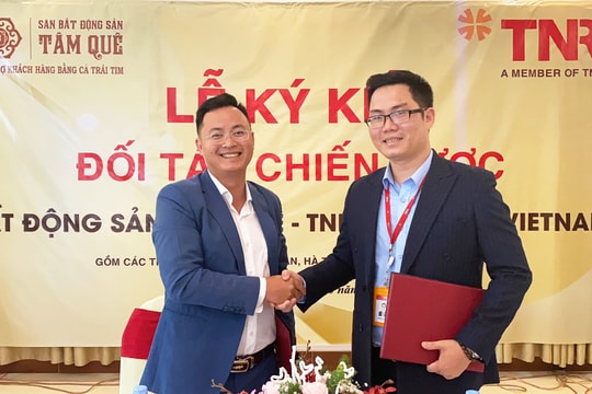 Sàn Bất động sản Tâm Quê chính thức trở thành đối tác chiến lược của TNR Holdings Vietnam