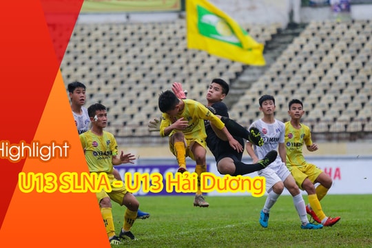 Highlight: Những khoảnh khắc ghi bàn ấn tượng của các cầu thủ U13 SLNA 