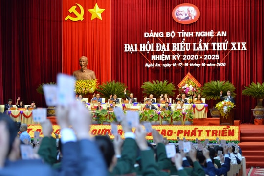 Danh sách Ban Chấp hành Đảng bộ tỉnh Nghệ An khóa XIX, nhiệm kỳ 2020 - 2025