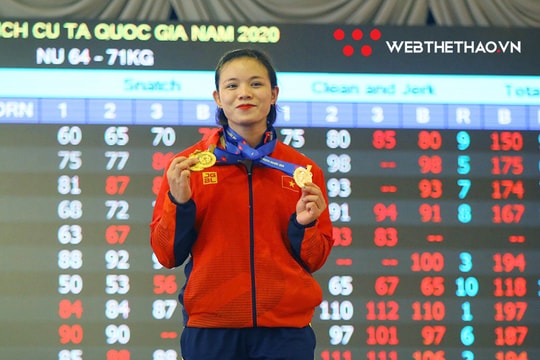 Cử tạ Nghệ An giành 3 HCV, 3 HCĐ tại Giải Cử tạ toàn quốc 2020