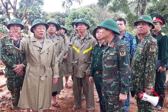 Đã tìm thấy toàn bộ 22 thi thể bị vùi lấp ở Quảng Trị