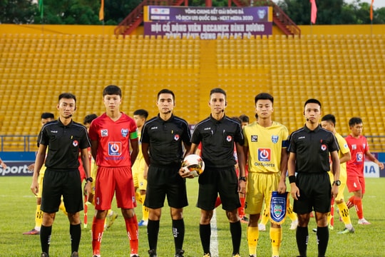 Trọng tài thổi ép, U15 SLNA thua tức tưởi chủ nhà U15 Bình Dương 