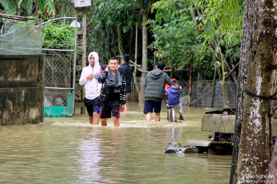 Nghệ An ra công điện về khắc phục hậu quả mưa lũ