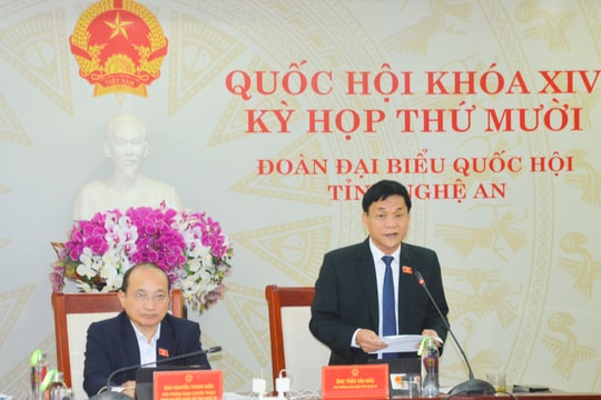 Đoàn đại biểu Quốc hội tỉnh Nghệ An thảo luận, góp ý Dự thảo Luật Cư trú (sửa đổi)