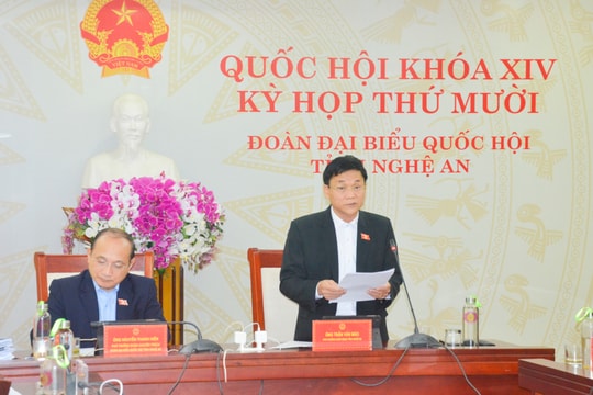Đoàn đại biểu Quốc hội Nghệ An đề xuất giải pháp đấu tranh phòng chống các loại tội phạm mới