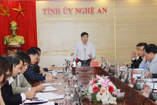 Quyết liệt hơn trong giải quyết các vụ việc Thường trực Tỉnh ủy chỉ đạo