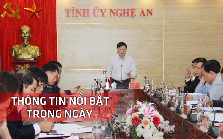Nghệ An: Thông tin nổi bật ngày 27/10