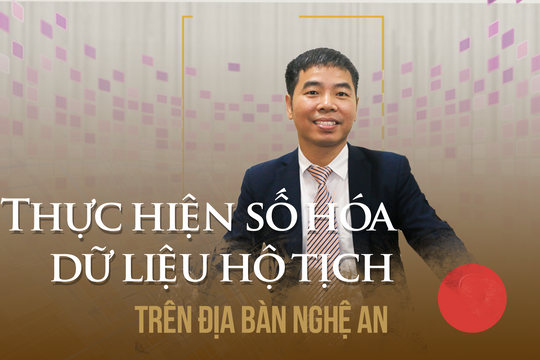 Thực hiện số hóa dữ liệu hộ tịch trên địa bàn Nghệ An