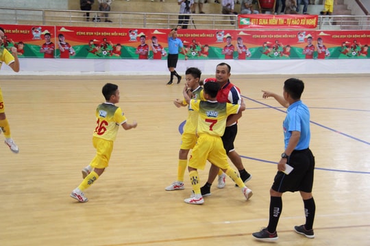 Đánh bại Hải Dương, U11 SLNA vào chung kết giải Nhi đồng toàn quốc 2020 