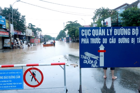 Công điện về ứng phó với diễn biến phức tạp của mưa lũ tại Nghệ An
