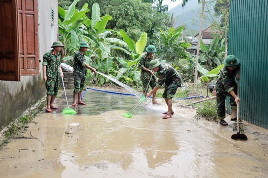 Ấm tình người nơi ‘rốn lũ’ Thanh Mỹ