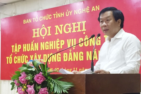 Nâng cao hiệu quả thực hiện công tác tổ chức xây dựng Đảng