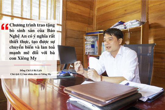 Báo Nghệ An lan tỏa mô hình giúp xã nghèo