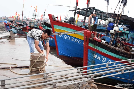 Nghệ An ra công điện khẩn cấm tàu thuyền ra khơi trong bão số 13