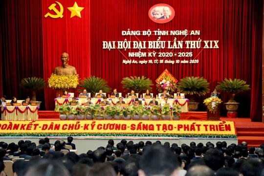 Nghệ An ban hành Kế hoạch học tập, quán triệt và triển khai thực hiện Nghị quyết Đảng bộ tỉnh lần thứ XIX