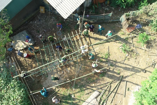 Con Cuông làm nhà tạm di dời dân ra khỏi vùng nguy cơ sạt lở cao