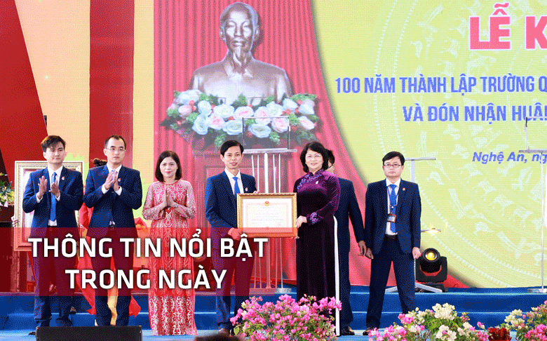 Nghệ An: Thông tin nổi bật ngày 15/11