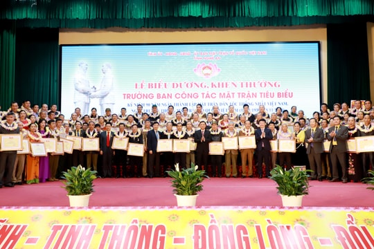 Long trọng kỷ niệm 90 năm Ngày truyền thống Mặt trận Tổ quốc Việt Nam