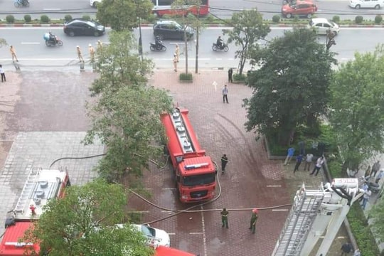 Trưởng phòng Cảnh sát PCCC Nghệ An: Kịp thời dập tắt đám cháy tại khách sạn Vinh Plaza