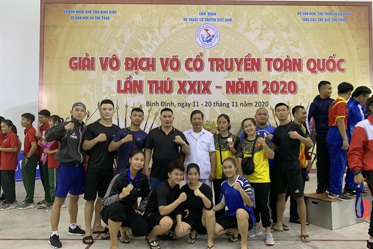 Nghệ An giành 2 HCV tại Giải vô địch võ cổ truyền toàn quốc 2020