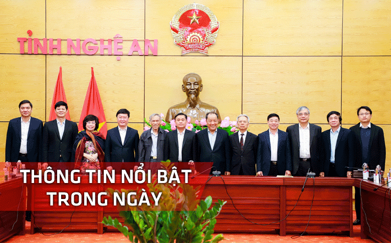 Nghệ An: Thông tin nổi bật ngày 2/12