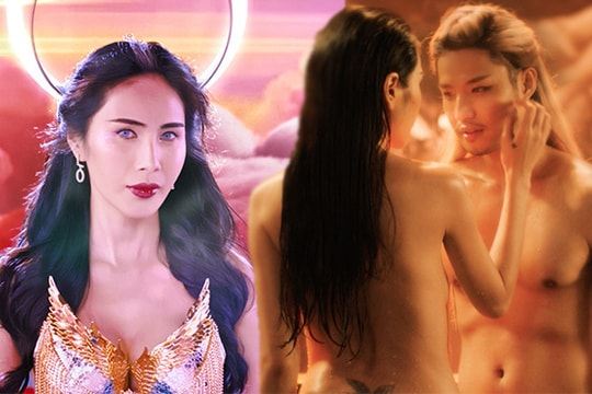 Tranh cãi hình ảnh Thủy Tiên bán khỏa thân táo bạo trong MV mới