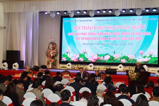 Hội thảo toàn quốc tìm giải pháp nâng cao chất lượng giáo dục phát triển toàn diện