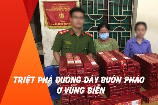Triệt phá đường dây buôn pháo ở vùng biển Nghệ An