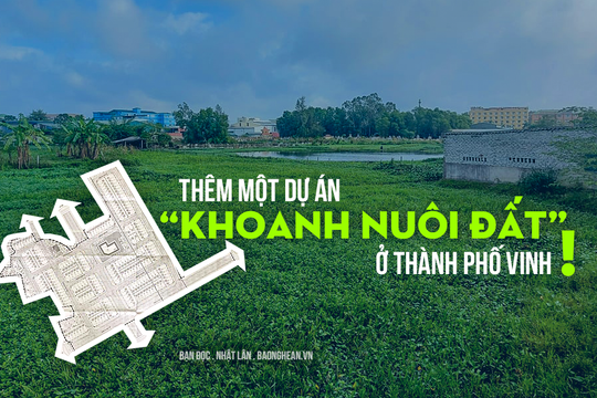 Thêm một dự án 'khoanh nuôi đất' ở thành phố Vinh!