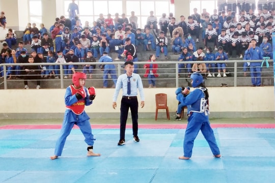 Gần 400 VĐV tham gia giải vô địch các câu lạc bộ Vovinam tỉnh Nghệ An 