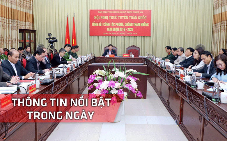 Nghệ An: Thông tin nổi bật ngày 12/12