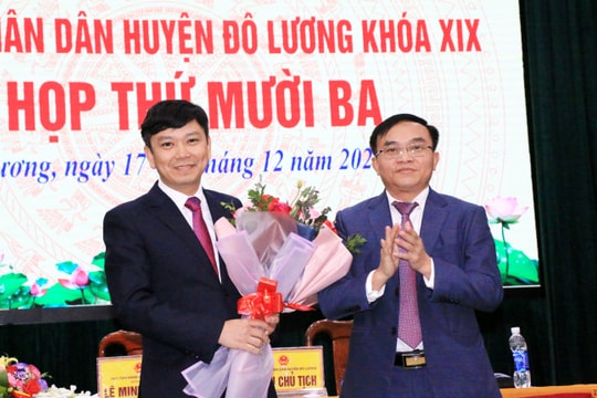 Đô Lương có tân Phó Chủ tịch UBND huyện
