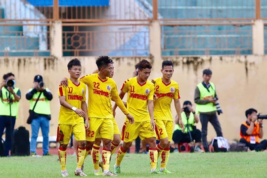 Chơi thiếu người, U21 SLNA vẫn hạ Nam Định tiến vào chung kết 