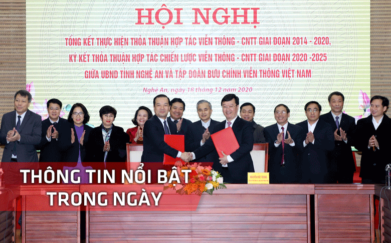 Nghệ An: Thông tin nổi bật ngày 18/12