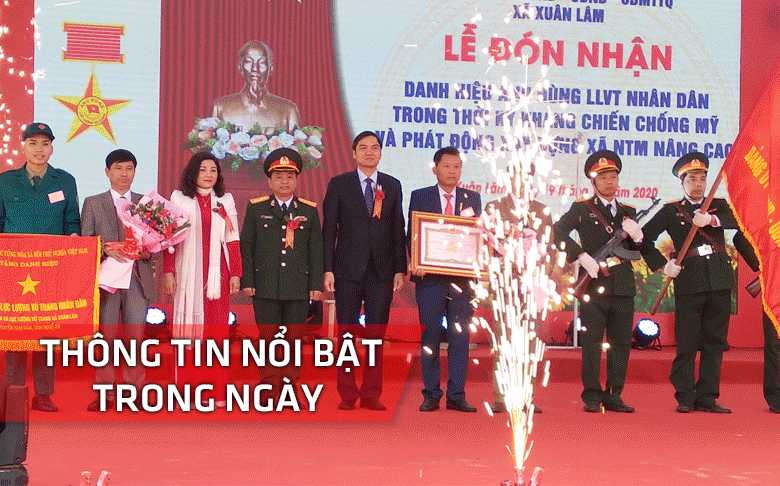 Nghệ An: Thông tin nổi bật ngày 19/12