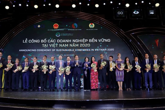 Vinamilk dẫn đầu top 100 doanh nghiệp bền vững Việt Nam năm 2020