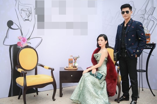 Lệ Quyên khoe vai trần gợi cảm bên “người tình tin đồn' kém 11 tuổi ở show thời trang