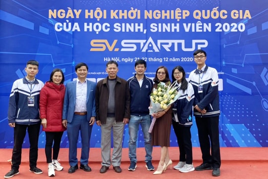 Lần đầu tiên học sinh Nghệ An đạt giải tại cuộc thi khởi nghiệp quốc gia năm 2020