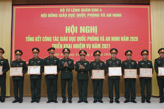 Bộ Tư lệnh Quân khu 4 triển khai nhiệm vụ giáo dục quốc phòng và an ninh năm 2021