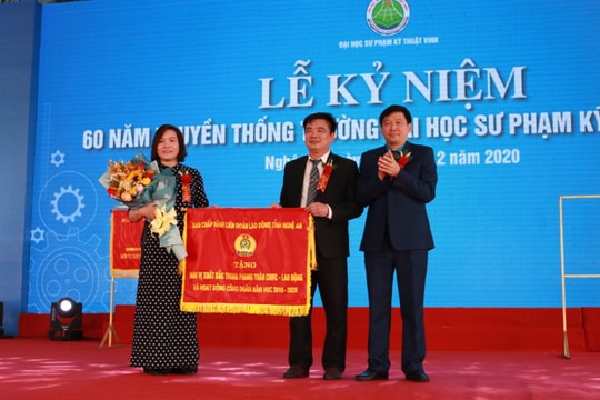 Trường Đại học Sư phạm Kỹ thuật Vinh kỷ niệm 60 năm thành lập