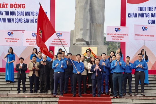 Phát động 90 ngày thi đua chào mừng 90 năm Ngày thành lập Đoàn TNCS Hồ Chí Minh