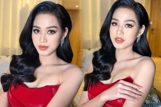 Hoa hậu Việt Nam Đỗ Thị Hà chuộng phong cách gợi cảm, khoe khéo vòng 1