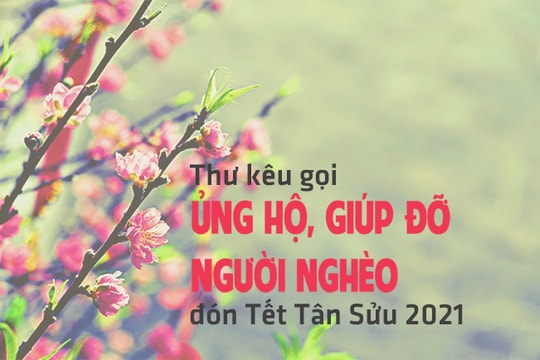  Bí thư Tỉnh ủy Thái Thanh Quý kêu gọi ủng hộ, giúp đỡ người nghèo đón Tết Tân Sửu 2021