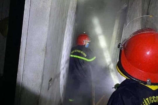 Thanh niên ngáo đá đốt nhà mẹ nuôi ở Nghệ An