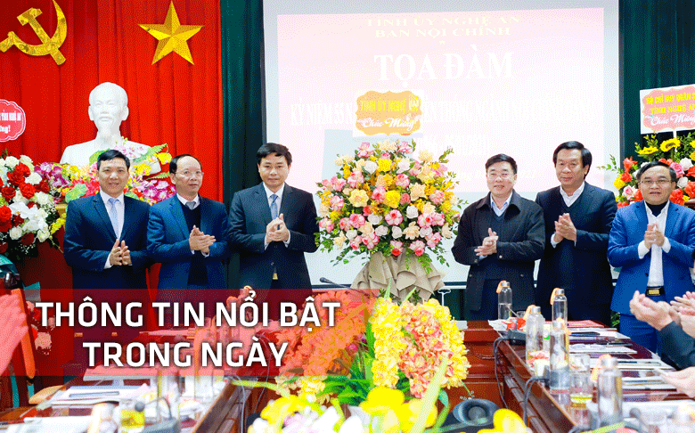 Nghệ An: Thông tin nổi bật ngày 7/1