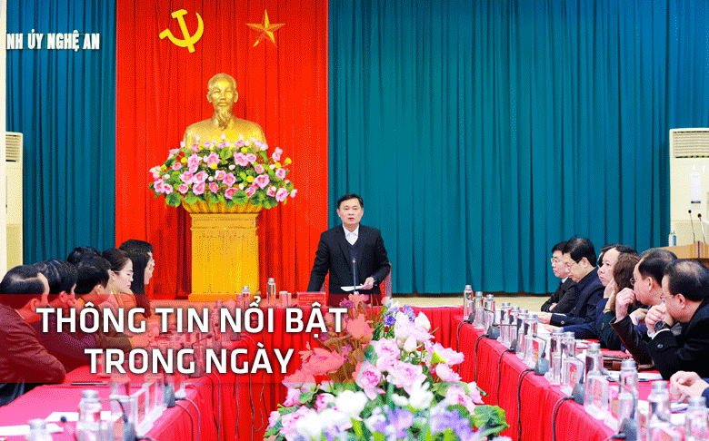 Nghệ An: Thông tin nổi bật ngày 12/1