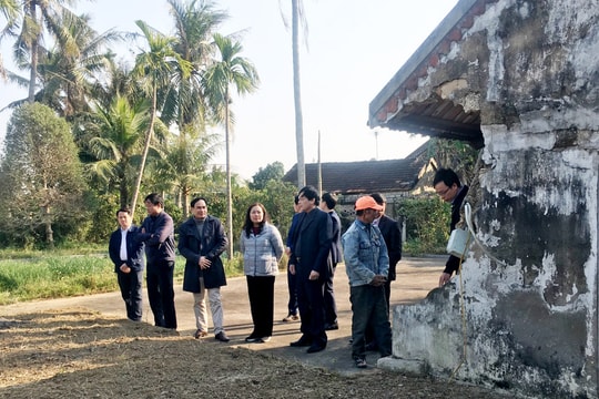 Đoàn công tác Tỉnh ủy khảo sát tại Khu lưu niệm đồng chí Phùng Chí Kiên