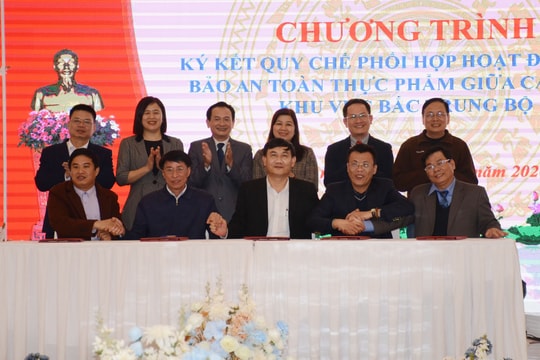 5 tỉnh Bắc Trung Bộ ký kết quy chế phối hợp đảm bảo an toàn vệ sinh thực phẩm