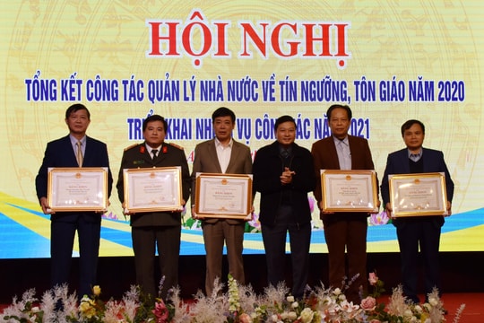 Nghệ An triển khai nhiệm vụ công tác quản lý nhà nước về tín ngưỡng, tôn giáo năm 2021